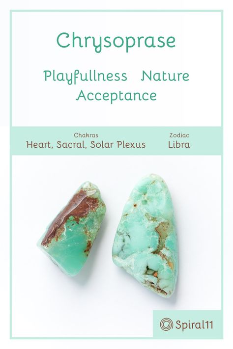 Chrysoprase: Meaning, Metaphysical & Healing Properties | Spiral11 Chrysoprase Crystal Meaning, 5d Consciousness, Chrysoprase Crystal, Crystal Benefits, Crystal Seashells, Crystal Properties, Metaphysical Healing, Crystals Healing Properties, Gemstone Meanings