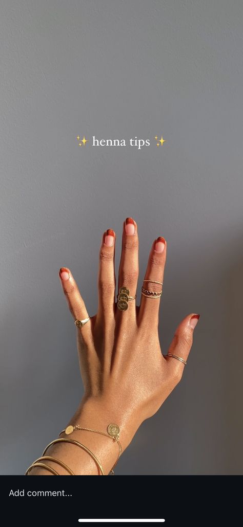 French Tip Nails With Henna Design, Nail Mehndi Design, Henna Nails Stain, Henna Aesthetic Simple, Henna On Fingers, Henna On Nails, Nails With Henna, Henna Fingers, Henna Tips