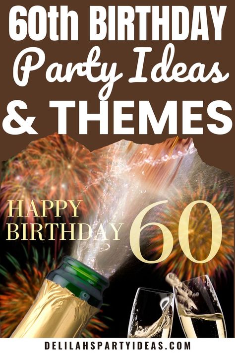 Let's make the 60th birthday celebration unforgettable! Whether you're planning a glamorous affair or a laid-back gathering, we've got the ideas you need. From decorations to games, honor the guest of honor in style with our inspiration. Birthday Party Decorations 60th, Men 65th Birthday Party Ideas, 60th Birthday Ideas For Husband Parties, Men 60th Birthday Ideas Themed Parties, 60th Mens Birthday Ideas, 60th Bday Party Themes, 60th Birthday Themes For Men, 60 Birthday Themes For Men, Men’s 60th Birthday Ideas