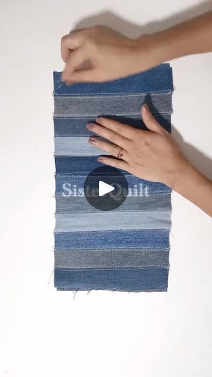 80K views · 952 reactions | DIY Old Jeans Recycle Patchwork Bag | Sewing | Tutorial
#Tutorial  #online #diy | SisterQuilt | SisterQuilt · Original audio Jean Purses Ideas Recycled Denim, Diy Jeans Bag Tutorial, Diy Jean Bag, Old Jeans Recycle, Jeans Recycle, Diy Old Jeans, Bag Sewing Tutorial, Sewing Easy, Jean Purses