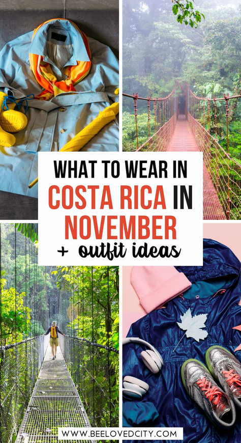 Costa rica in november | What to wear in Costa Rica in november | What to pack in costa rica in november | costa rica outfit ideas | costa rica outfit ideas what to wear | packing for costa rica in november | costa rica packing list november | packing list for costa rica in november South America Outfits, Packing For Costa Rica, Costa Rica Outfit Ideas, Costa Rica Travel Packing, Costa Rica Clothes, December Outfit Ideas, Pack For Costa Rica, Costa Rica Outfit, Costa Rica Packing List