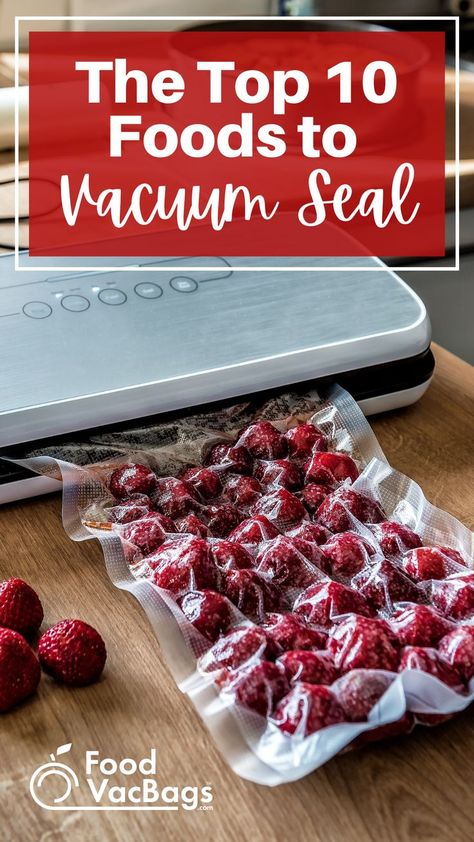 Vacuum sealing is a great way to save money, reduce food waste, and preserve the freshness of your favorite foods. It's a game-changer when it comes to meal prep and snacking, and it's a must-try for anyone who loves to cook and eat delicious food! Food Saver Hacks, Freezing Food Guide, Vacuum Sealing Food, Food Saver Vacuum Sealer, Freezer Dinners, Amazing Food Hacks, Vacuum Food Sealer, Freezer Burn, Oven Canning