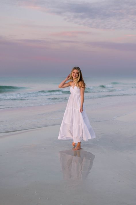 Sunrise Senior Pictures Pensacola Beach - jordanwestphoto.com Sr Pictures At The Beach, Summer Senior Pictures Outfits Beach, High School Senior Picture Ideas Beach, Senior Picture Ideas Beach High Schools, Florida Senior Pictures, Beach Senior Pictures Outfits, Senior Beach Picture Ideas, Senior Beach Photoshoot, Senior Pictures At The Beach