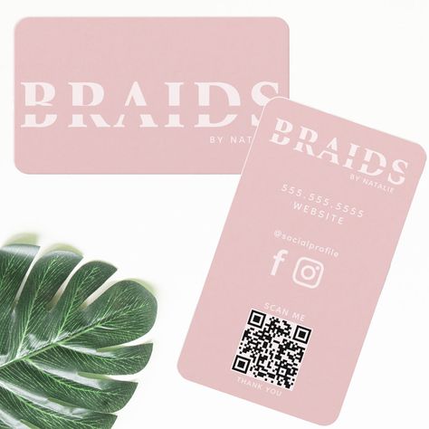 Business Cards For Braiders, New Client Hair Stylist Card, Business Card Hairstylist, Business Card For Hair Stylist, Hair Stylist Business Cards, Hair Stylist Business Cards Design, Hair And Makeup Business Cards, Hair Business Cards, Hairstylist Business Cards