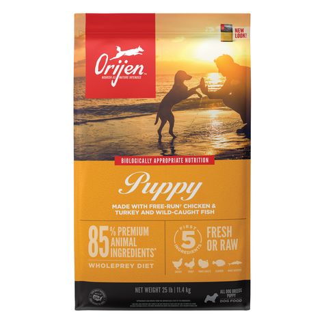 Dog Food: Save 15% with Curbside Pickup | Petco | Page 2 Orijen Dog Food, Deboned Turkey, High Protein Dog Food, Dehydrated Chicken, Wild Caught Fish, Chicken Heart, Cage Free Eggs, Grain Free Dog Food, Fresh Beets