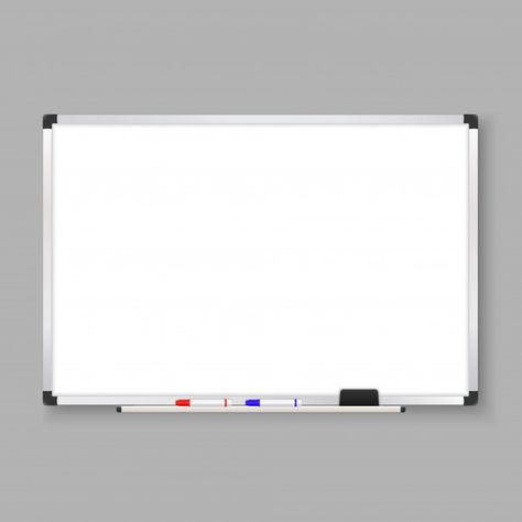 3d realistic empty whiteboard with color... | Premium Vector #Freepik #vector #background Papan Tulis Kapur, Classroom Interior, Board Background, School Frame, Background Powerpoint, Powerpoint Background Design, Animal Crafts For Kids, Floral Poster, Coloring Markers