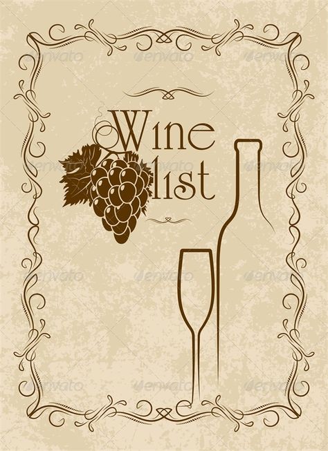 Wine List Design Ideas, Wine List Menu Design, Wine Menu Design, Wine List Menu, Wine Label Design, Sweet Wine, Wine Design, Wine Art, Island Holiday