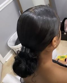 190 Hairstyles ideas in 2022 | hair styles, baddie hairstyles, wig hairstyles Sleek Ponytail Hairstyles, Black Ponytail Hairstyles, Protective Hairstyles Braids, Bun Hairstyle, Girls Hairstyles Braids, Flat Iron Hair Styles, Slick Hairstyles, Dope Hairstyles, Hair Ponytail Styles