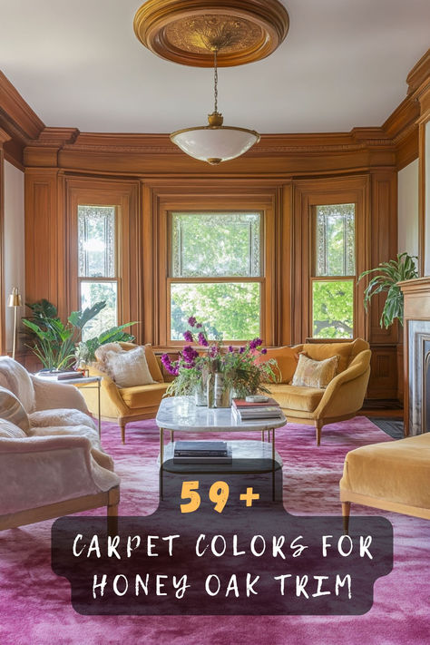 Searching For The Right Carpet Color To Pair With Honey Oak Trim? Discover 58 Perfect Options That Will Enhance Your Space! From Warm Neutrals To Bold Shades, Find The Ideal Match For Your Home’s Style. Click To Explore More Ideas And Transform Your Rooms! 🏡✨🧡

#CarpetColors #HoneyOakTrim #HomeDecor #InteriorDesign #ColorInspiration #StylishInteriors #FlooringIdeas Honey Oak Trim, Oak Trim, My Honey, Honey Oak, Blue Carpet, Green Carpet, My Living Room, Golden Oak, Carpet Colors