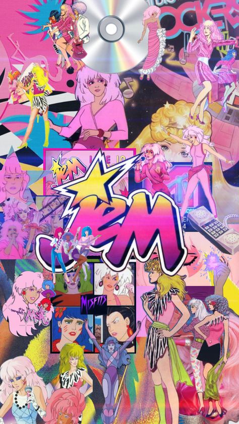 #jemandtheholograms #vintage #1980s #cool #music Jem Cartoon, Best 80s Cartoons, 80s Womens Fashion, 1980s Aesthetic, 80s Pop Culture, Neon Accessories, Pop Culture Fashion, 80s Fashion Trends, Iconic Movie Posters