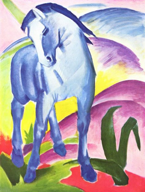 Teoría del color: armonía y contraste de colores Frank Marc, Painting Meaning, Horses Drawing, Horses Pictures, Animal Art Ideas, Art Cookies, Drawing Beautiful, Horses Photography, Painted Horses