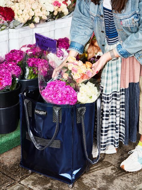 I bring it everywhere with me. Bag On Wheels, Medium Tote, Bring It, Do Everything, Shopping Trip, Midnight Blue, I Tried, Bring It On, Flowers