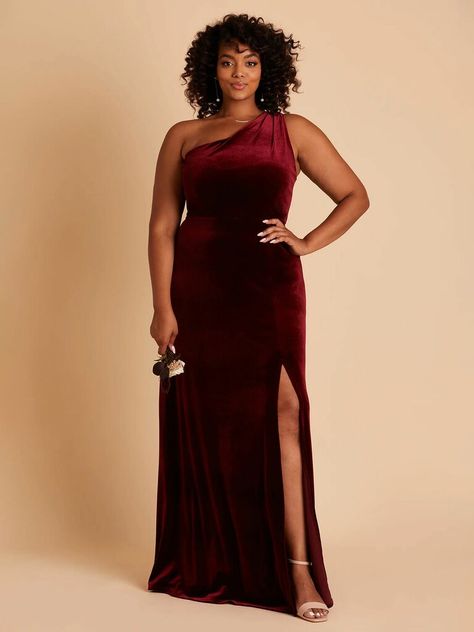 Bridesmaid Dress Velvet, Emerald Gown, White Dresses For Sale, Velvet Bridesmaid Dress, Velvet Bridesmaid, Trending Colors, Fall Bridesmaid Dresses, One Shoulder Bridesmaid Dresses, Tuxedo Women