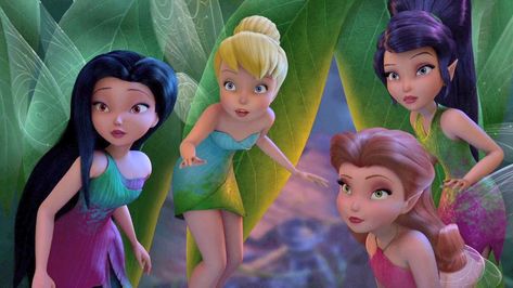 Iconic Groups Of 4 Characters, Tinkerbell And Silvermist, Cartoons Friendship, Tinker Bell And Friends, Tinkerbell Friends, Tinkerbell Wallpaper, Tinkerbell Movies, Tinkerbell And Friends, Tinkerbell Disney