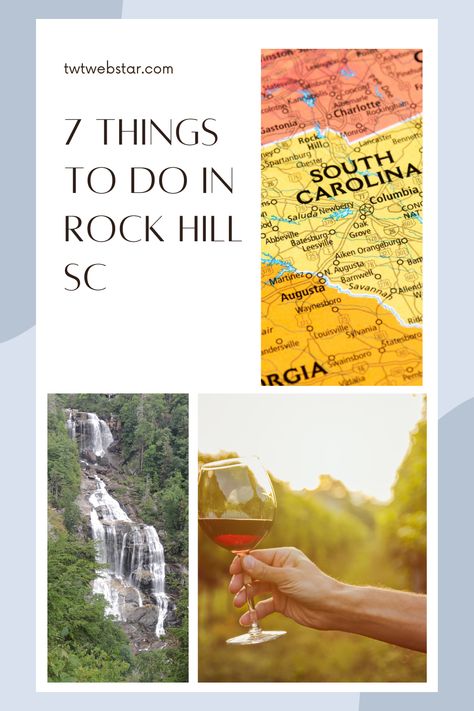 Rock Hill is a small town with plenty of things for visitors and locals alike. Here are 7 places you should check out while you’re here! Click the link below to read more about each thing, or click on any photo for full details. Don't miss these 7 things to do in Rock Hill SC by following TWTWEBSTAR Rock Hill South Carolina, Midwest Travel, York County, Rock Hill, Street Kids, Us Destinations, Romantic Places, Living History, Small Town