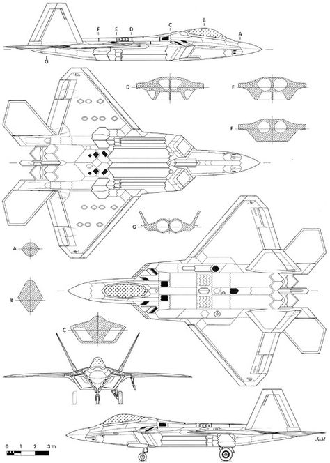 F22 Blueprint, F22 Raptor Blueprint, Airplane Blueprints, Airplane Illustration, Game Background Art, Godzilla Wallpaper, F22 Raptor, Technical Illustration, Lockheed Martin