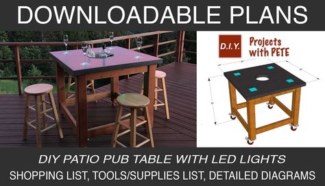 DIY Inspiration for the Average DIY'er Metal And Concrete, Repurpose Furniture, Backyard Designs, Outdoor Tables And Chairs, Tutorials Diy, Table Diy, Address Card, Furniture Finishes, Concrete Patio