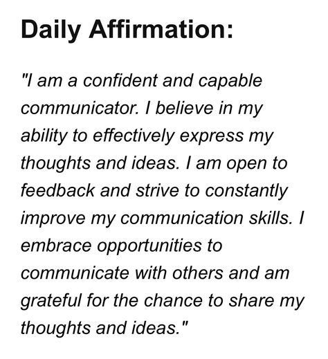 Manifesting Job Daily Affirmations, Communication Skills Affirmations, Communication Affirmations, Glowup Affirmations, Entrepreneur Affirmations, Repeat Daily, Manifestation Prayer, Florence Scovel, Positive Books