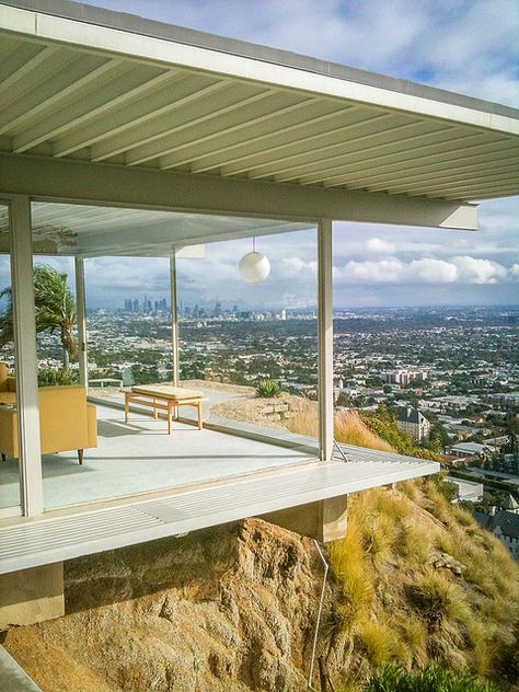 One of the best views of Los Angeles: Touring the Stahl House in the Hollywood Hills Case Study House 22, Stahl House, Pierre Koenig, The Broad Museum, Case Study Houses, Architecture Landmark, House Photos, Architectural Photographers, Bryce Canyon