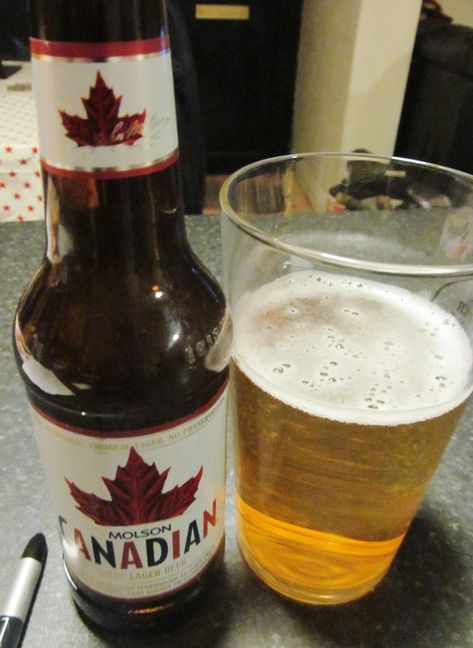 Canadian Cocktails, Canadian Drinks, Poems About Food, Canadian Nostalgia, Molson Canadian Beer, Canadian Memes Funny, Canadian Beer, Pale Lager, Beer Drinker