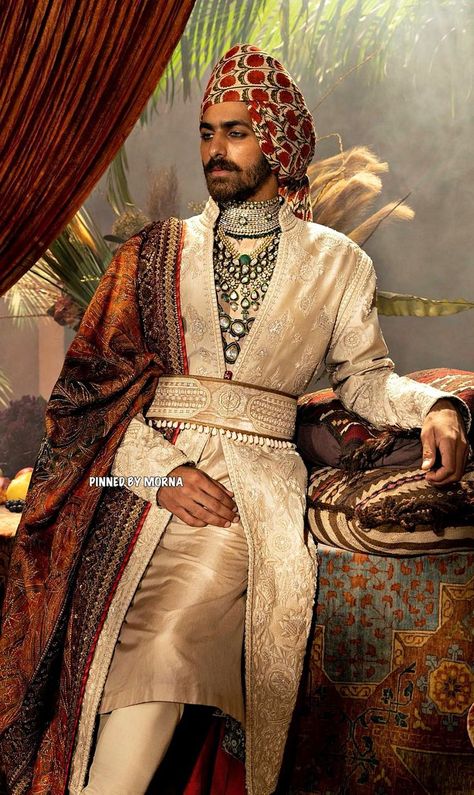 Indian Traditional Clothing Men, Historical Indian Clothing, Indian Cultural Clothing, Ancient Indian Fashion, Indian Mens Fashion, Hindi Fashion, Arab Clothes, Arabic Clothes, Traditional Indian Mens Clothing