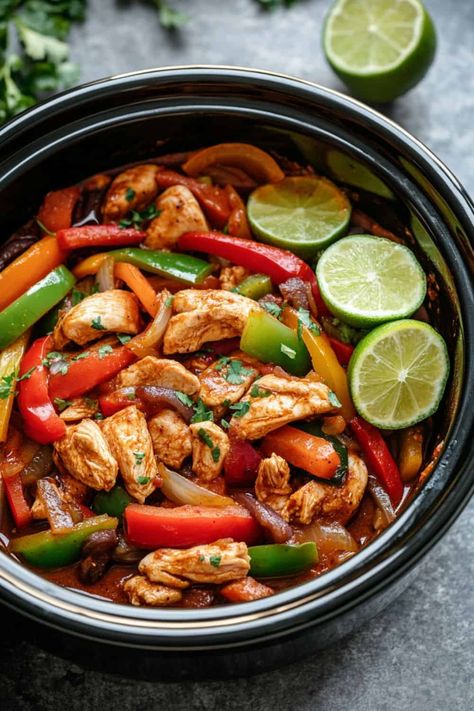 Here are 22 insanely delicious chicken dinner crockpot recipes. These chicken dinners are easy to put together. Dump chicken crockpot recipes are here so make sure to save this pin! Chicken Peppers Crockpot Recipes, Clean Eating Chicken Crockpot Recipes, Chicken And Peppers Crockpot Recipes, Chicken And Pepper Recipes Crock Pots, Chicken Dinner Crockpot Recipes, Crockpot Low Calorie Recipes, Yummy Crockpot Meals, Skinnytaste Crockpot, Chicken Dinner Crockpot