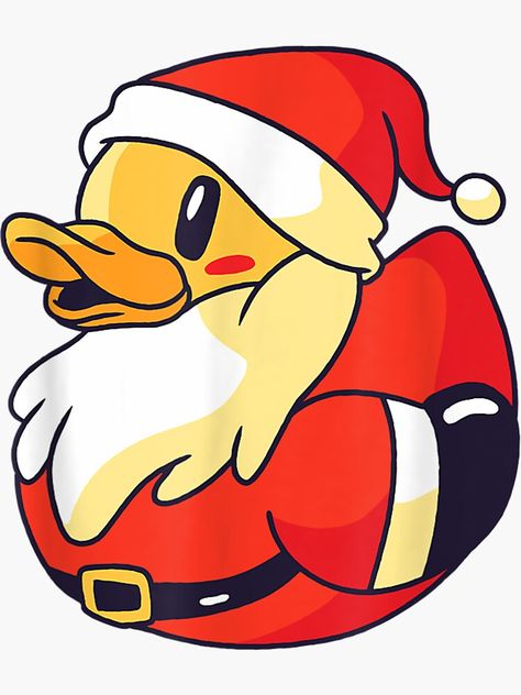 Xmas Windows, Diy Christmas Window, Beach Sunset Painting, Duck Christmas, Christmas Duck, Drawing Now, Duck Duck, Cricut Projects Beginner, Santa Clause