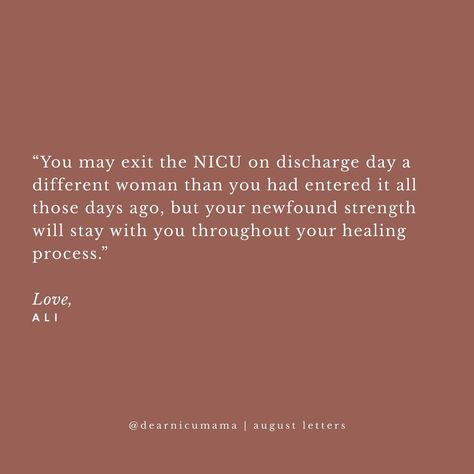 “Dear NICU Mama, When you doubt yourself, please remember that you already have all of the strength that you need. There may be times when you cannot imagine that you can keep going, but somehow you do. Somehow you get yourself to the hospital despite your healing body demanding rest. Somehow you interrupt your much needed sleep to pump for a machine when you long for your baby. Somehow you walk out of the NICU without your baby day after day. Because, sweet NICU mama, you have the strength t... Nicu Mom Quotes, Nicu Baby Quotes, Strength Of A Mother, Nicu Babies Quotes, Nicu Mom, Healing Body, Mum Quotes, Longing For You, Body Healing