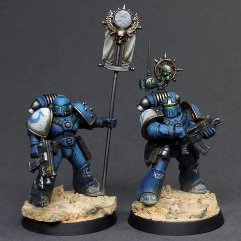 30k Ultramarines, Ultramarines 30k, Tech Marine Warhammer 40k, 40k Ultramar Auxilia, Horus Heresy Ultramarines, Grimdark Ultramarines, Ultramarines Horus Heresy, Horus Heresy Miniatures, Primaris Repulsor Executioner