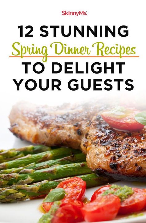 Pin these recipes for later! - 12 Stunning Spring Dinner Recipes to Delight Your Guests #springrecipes #spring #dinnerrecipes #skinnym Healthy Dinner For Guests, Dinner Ideas For Guests, Light Lunch Ideas For Guests, Healthy Spring Dinner Recipes, Healthy Spring Dinner, Spring Dinner Recipes, Spring Dinner Party, Ramen Dinner, Winter Hibernation