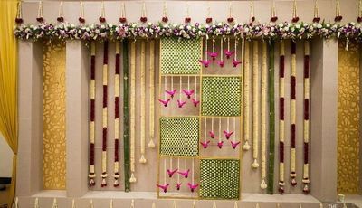 Photo From traditional & Contemporary - By Decoraze Events & Weddings Pelli Kuturu Decoration, Indian Baby Shower Decorations, Wedding Hall Decorations, Wedding Decorating, Mandap Decor, Marriage Decoration, Desi Wedding Decor, Beautiful Wedding Decorations, Wedding Backdrop Decorations