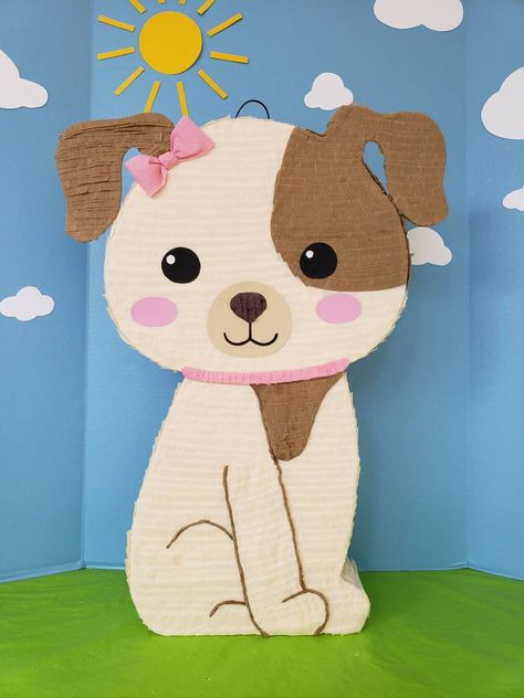 Puppy Pinata. Dog Birthday Party. Puppy Birthday. Puppy Pinata, Dog Pinata, Adopt A Puppy Party, Puppy Party Theme, Adopt A Puppy, Birthday Pinata, Puppy Birthday Parties, Pinata Party, Dog Birthday Party