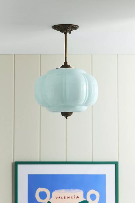 Eloise Glass Semi-Flush Mount | Anthropologie Semi Flushmount, Old Home Remodel, Semi Flush Ceiling Lights, Semi Flush Mount, Brass Frame, Decor Lighting, One Light, Bronze Finish, Green Glass