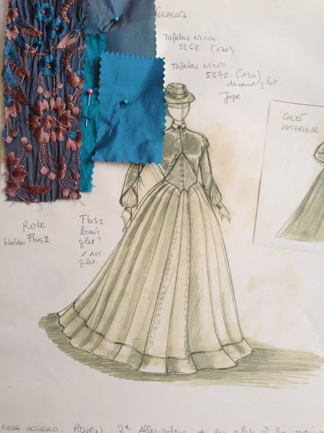 Madame Bovary Costume Designers Reveal Sketches Photos | W Magazine Madame Bovary, Costume Design Sketch, Theatre Costumes, Male Character, Beautiful Costumes, Illustration Fashion Design, Period Costumes, Movie Costumes, The Drama