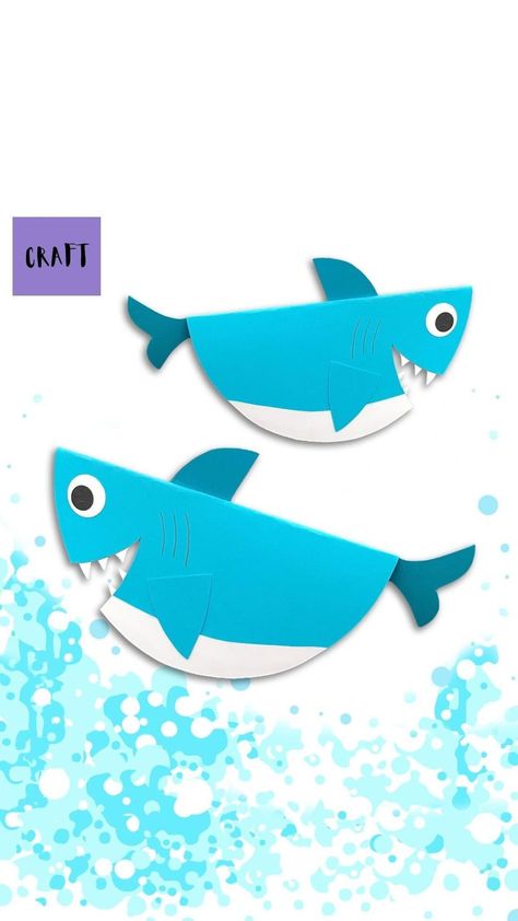 Arts & Crafts | Unboxing Surprises | Paper Sharks 🦈 Easy Craft for Kids #creativekidschannel #diyshark #shark #funcrafts #easycrafts #simplecrafts #sharkcraft #papercrafts… | Instagram Clark The Shark, Easy Craft For Kids, Shark Craft, Star Kids, Stamping Ideas, Easy Craft, Craft For Kids, Easy Crafts For Kids, Creative Kids