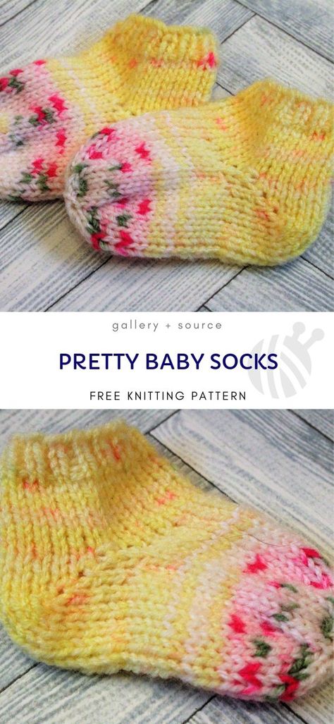 Baby Socks Free Knitting Pattern, Knitted Baby Socks, Socks Free Knitting Pattern, Baby Socks Knitting Pattern, Baby Socks Pattern, Crochet Baby Socks, Baby Socks Knit, Knitted Booties, Baby Knitting Patterns Free