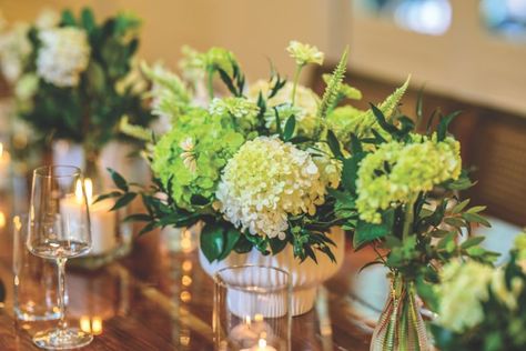 Craft the perfect hydrangea centerpiece for September gatherings Hydrangea Wedding Centerpieces, Green Hydrangea Wedding, Hydrangea Centerpiece Wedding, Flowers Last Longer, Cup Flower, Hydrangea Wedding, Hydrangea Centerpiece, Oakleaf Hydrangea, Hydrangeas Wedding