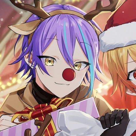 Ruikasa Matching Icons Halloween, Ruikasa Matching Icons Christmas, Pjsk Christmas Matching Pfps, Rui Kamishiro Christmas, Pjsk Christmas Pfp, Christmas Icons Anime, Christmas Pfp Matching, Rui Kamishiro, Colorful Stage