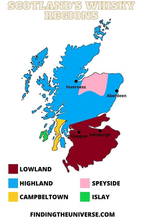 BEST SCOTLAND WHISKY REGIONS MAP #BucketLists #travel Scotland Distillery Map, Scotland Whiskey Tour, Whisky Map, Day Trips From Edinburgh, Speyside Whisky, Scotland Vacation, Scotland Road Trip, Drink Storage, Scotland Map