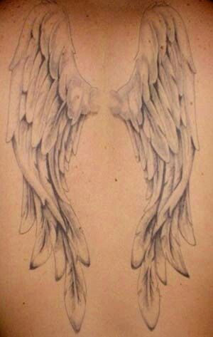 Back Of Angel Wings, Tat Drawings, Angel Wings Tattoo On Back, Fairy Wing Tattoos, Grandma Tattoo, Wing Tattoos On Back, Fly Wings, Wing Tattoos, Tattoo Son