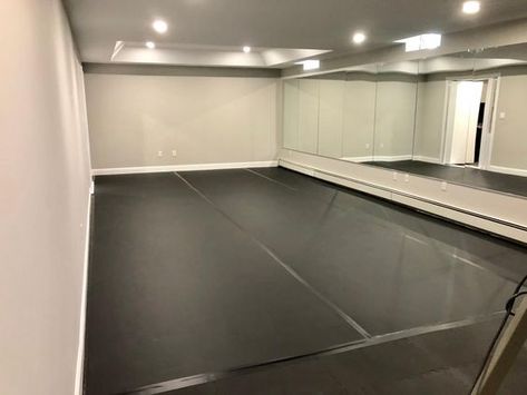 How to Build a Home Dance Studio – Top Tips to consider! Dance Studio Floor, Dance Studio Design, Dance Studio Decor, Home Dance Studio, Studio Floor, Ballet Studio, Dance Rooms, Home Dance, Dream Studio