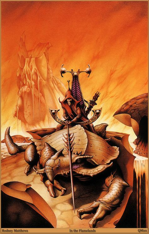 Rodney Matthews, Dark Sun, 70s Sci Fi Art, Sf Art, Science Fiction Illustration, Fantasy Heroes, The Elder Scrolls, Fantasy Images, Science Fiction Art