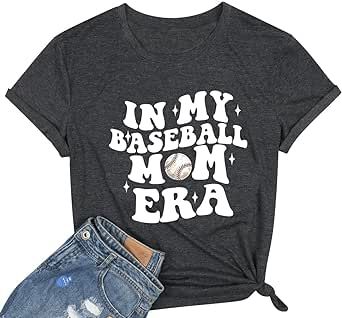 In MY babseball mama era Custom Baseball Shirt, Baseball Mom Shirt, Sports Mom Shirts, Softball Shirt, Mother Shirts, Baseball Mom Shirts, Personalized Grandma, Game Day Shirts, Mom And Grandma