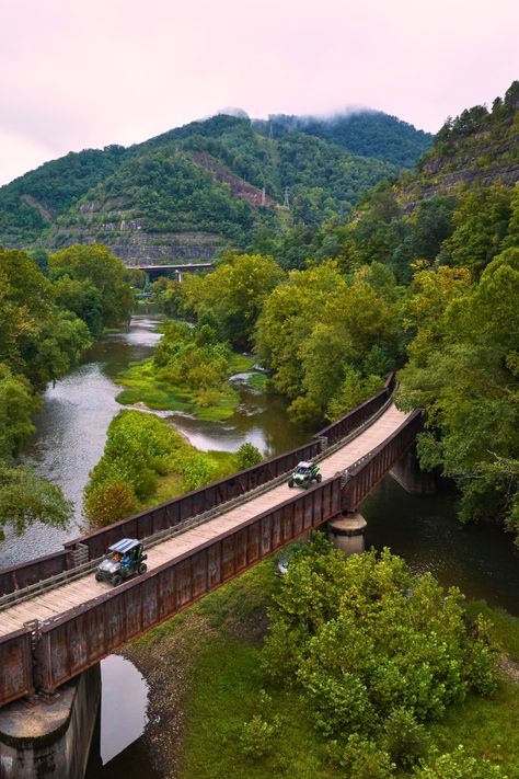 Adventure on the Hatfield-McCoy Trails to experience stunning views and epic thrills. 🛞 Hatfield Mccoy Trails West Virginia, Hatfield And Mccoy Trails, Hatfield And Mccoy, West Virginia Vacation, Hatfields And Mccoys, Jeep Trails, Virginia Vacation, In The Mountains, Stunning View