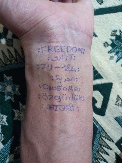 tattoo tattoos Freedom Tattoos, Hindi Language, Tattoo Quotes, Tattoos, Quotes