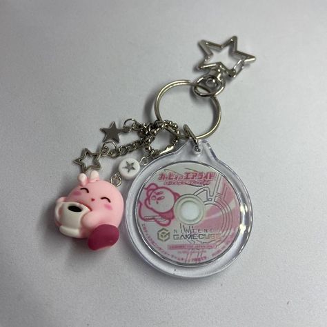 ☆ gamecube kirby keychain ☆ double sided japanese... - Depop Japanese Trinkets, Kirby Keychain, Japanese Keychain, Y2k Keychain, Kirby Game, Cute Keychains, Kirby Stuff, Kpop Diy, Pretty Pens