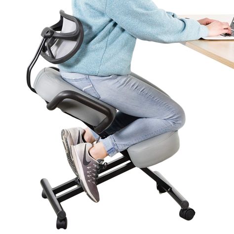 Kneeling Stool, Ergonomic Kneeling Chair, Kneeling Chair, Old Office, Posture Support, Best Office Chair, Adjustable Stool, Work Chair, Better Posture