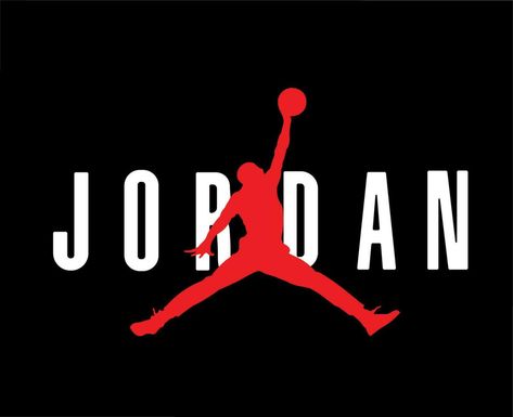 Jordan Brand Logo Symbol Design Clothes Sportwear Vector Illustration With Black Background Logo Symbol, Symbol Design, Design Clothes, Cityscape Photos, Logo Banners, Heart With Arrow, Photo Template, Background Banner, Text Effects