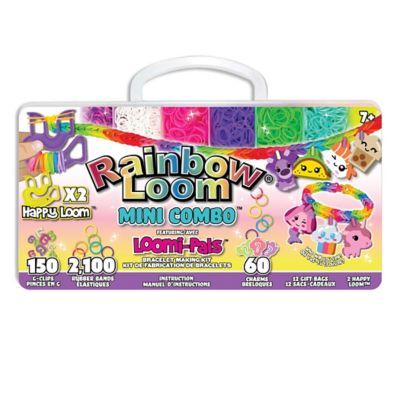 Rainbow Loom Loomipal Mini By Rainbow Loom, Ages 7+, Choon's Design Themed Bracelets, Rubber Band Crafts, Rainbow Loom Bands, Mini Bracelet, Rubber Band Bracelet, Bracelet Kit, Bracelet Kits, Loom Bands, Rainbow Loom