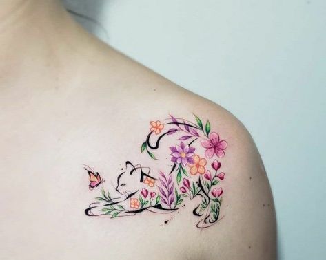 awesome cat tattoo ideas © tattoo artist ✿ Salmontattoo Austin ✧ @pettattoo.salmon ✿ ♡🧿♡🧿♡ #cattattoos #cooltattoos #inked #tattoolvoe #tattooinspiration #cats #besttattooideas Cat Tattoo Ideas, Tato Henna, Tattoos For Women Flowers, Cat Pfp, Tasteful Tattoos, Cat Tattoos, Fancy Things, Cat Tattoo Designs, Tattoo Cat